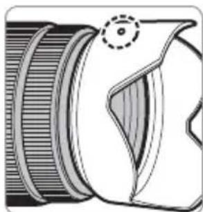 FUJIFILM GF3264mmF4 R LM WR - Anbringen der Sonnenblende - 2