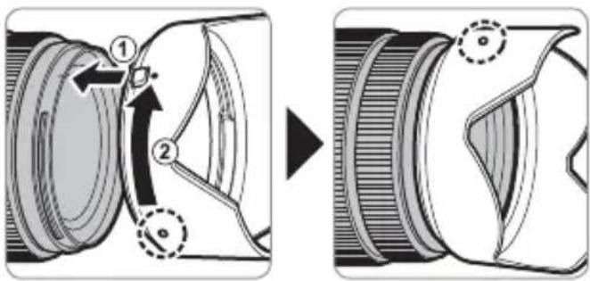 FUJIFILM GF3264mmF4 R LM WR - Montera motljusskyddet - 1