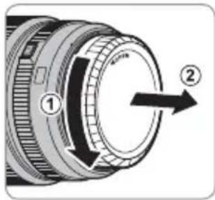 FUJIFILM GF3264mmF4 R LM WR - Rimozione dei tappi copri ottica - 2