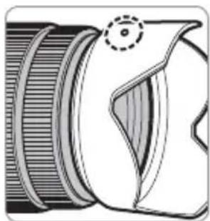 FUJIFILM GF3264mmF4 R LM WR - Colocacion del parasol - 2