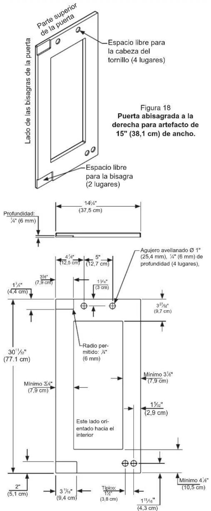 Marvel ML24WDG3RS - Paso 3: corte y perfore el panel decorativo. - 2
