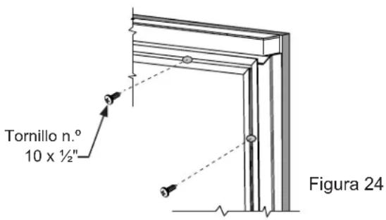 Marvel ML24WDG3RS - Paso 4: monte el panel en la puerta. - 1