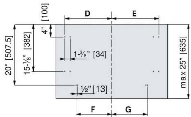 Hestan KFCL30YW - PANEL DIMENSIONS KRB - OV PANEL DIMENSIONS KRB - OV - 4