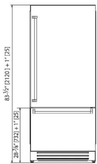 Hestan KFCL30YW - INSTALLATION CUT-OUT - KRB MODELS - SS OR COLOR - 4
