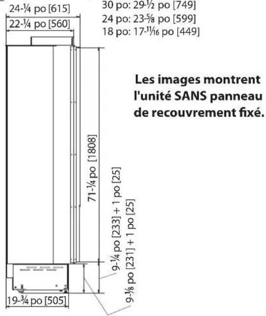 Hestan KFCL30YW - Espace à réserver aux supports anti-renversement - 7