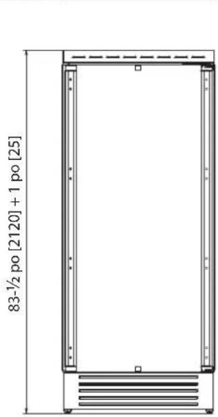 Hestan KFCR24GG - Espace à réserver aux supports anti-renversement - 7