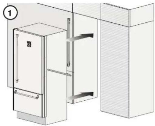 Hestan KFCR24GG - Déplacer DEUX UNITS EN POSITION FINALE - 5