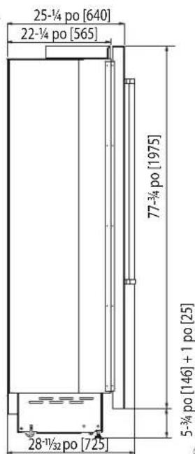 Hestan KFCR24GG - Espace à réserver aux supports anti-renversement - 4