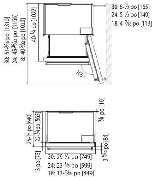 Hestan KFCR24GG - Espace à réserver aux supports anti-renversement - 2