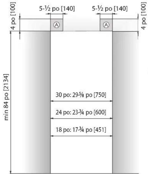 Hestan KFCR24GG - Espace à réserver aux supports anti-renversement - 5