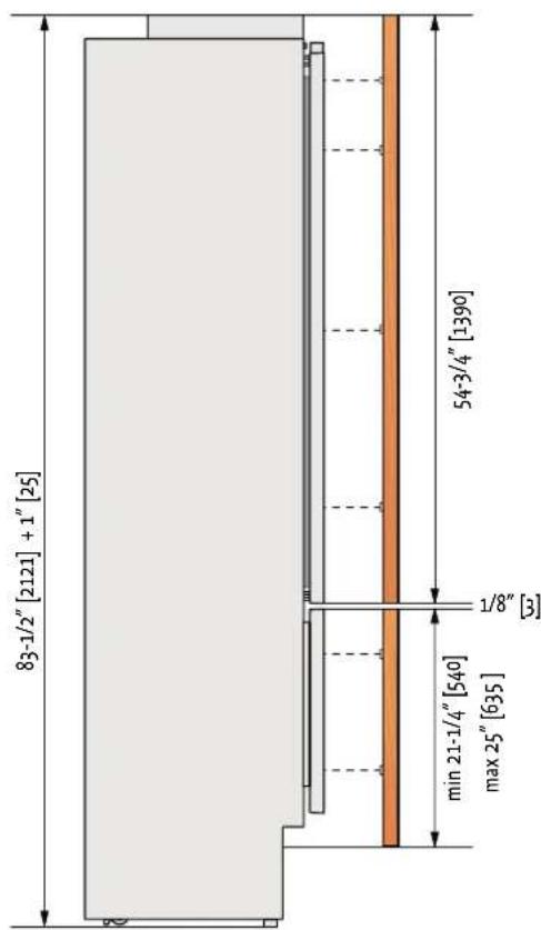Hestan KFCR24GG - PANEL DIMENSIONS KRB 36-OV AND KRW 24-OVPANEL DIMENSIONS KRB 36-OV AND I - 1