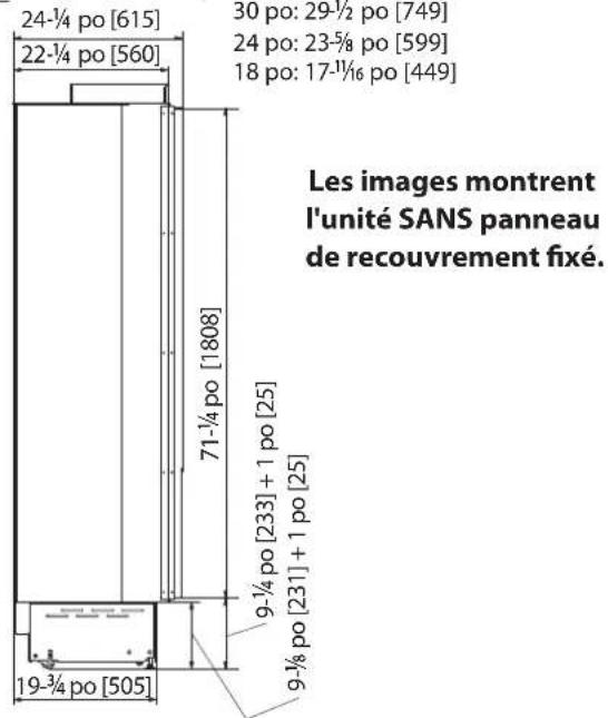Hestan KFCR24GG - Espace à réserver aux supports anti-renversement - 8