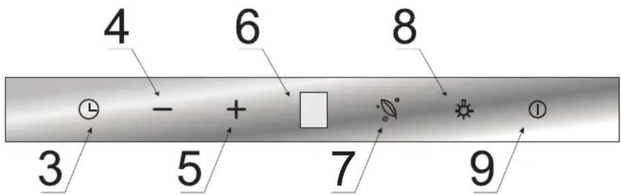 AMICA OKP9654IS - Sterowanie okapem - 1