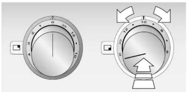 GAGGENAU VI491610 - Setting heat level - 1