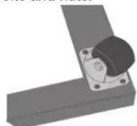 Gladiator GACP15XXMG - Assemble caster frame - 2