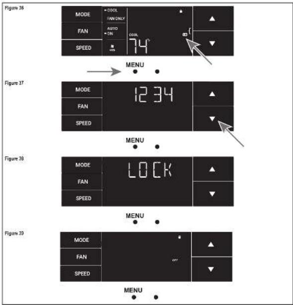 Friedrich WCT16A30A - Fonctionnement du panneau de commande - 1