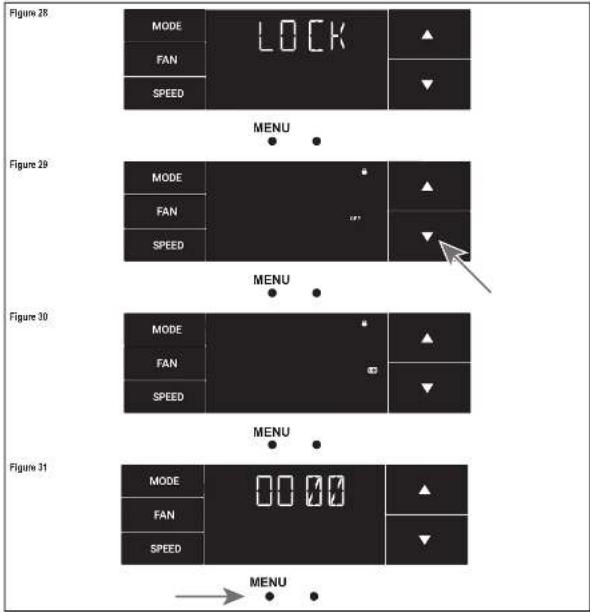 Friedrich WCT16A30A - Fonctionnement du panneau de commande - 1