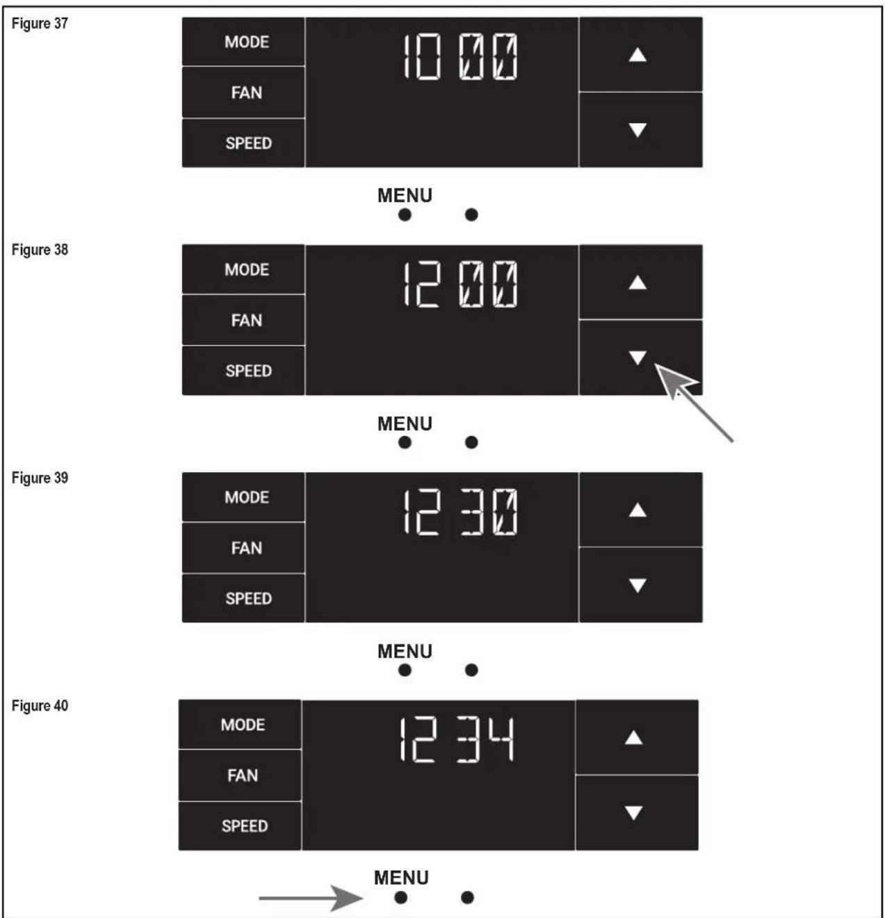 Friedrich KCM18A30A - The Lock Menu continued - 1