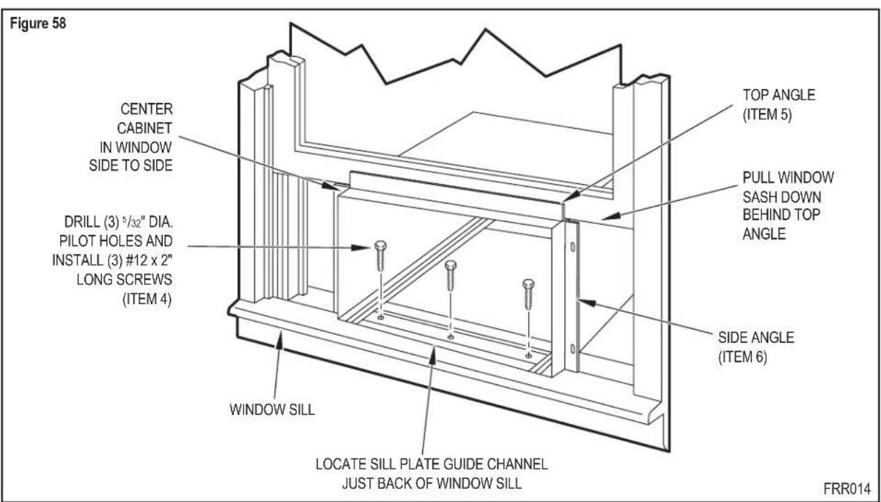 Friedrich KCM18A30A - Standard Window Installation continued - 2