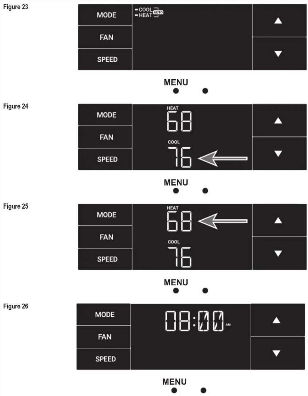 Friedrich KCM18A30A - The TM Menu continued - 1