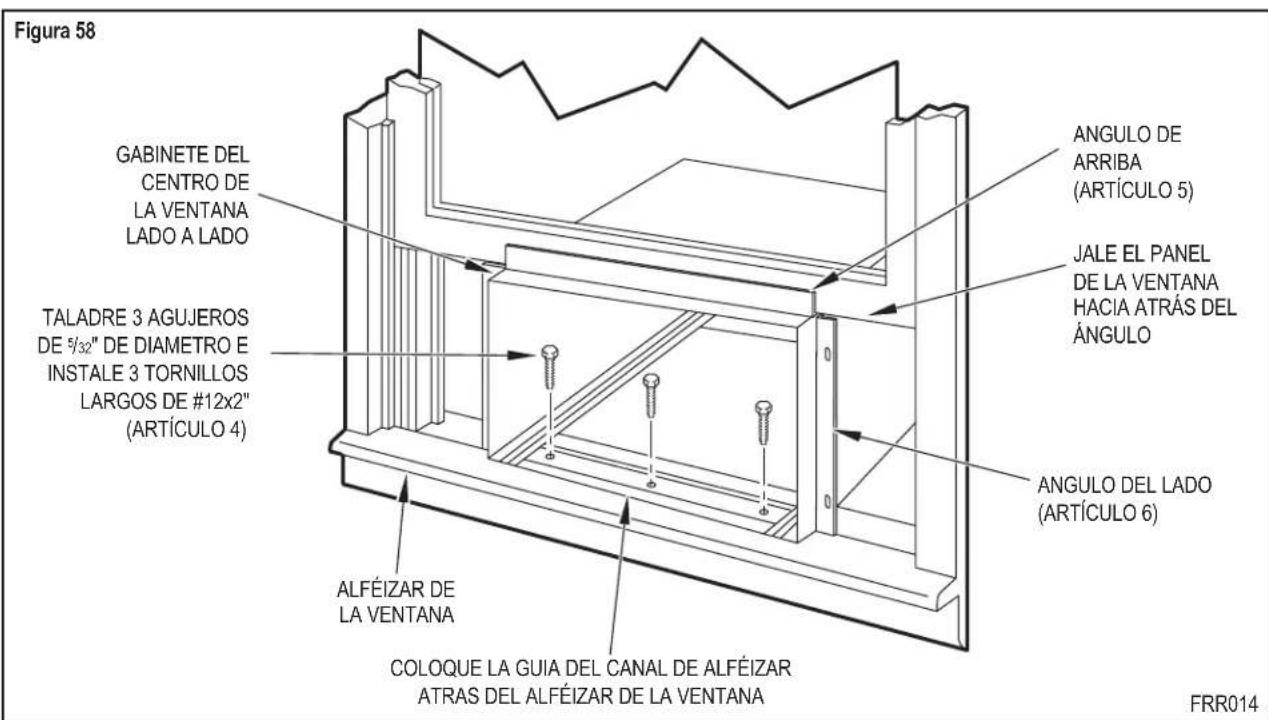 Friedrich KCM18A30A - Instalación de Ventanas Estándar continuado - 2