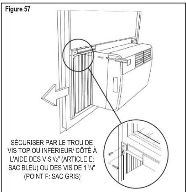 Friedrich KES16A33A - Installation de fenêtre standard a continué - 2