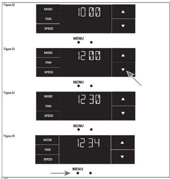 Friedrich WCT12A10A - El menu TM (continuación) - 1