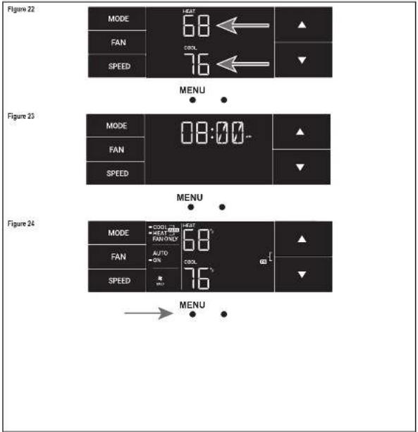 Friedrich WCT12A10A - Le menu TM (suite) - 1