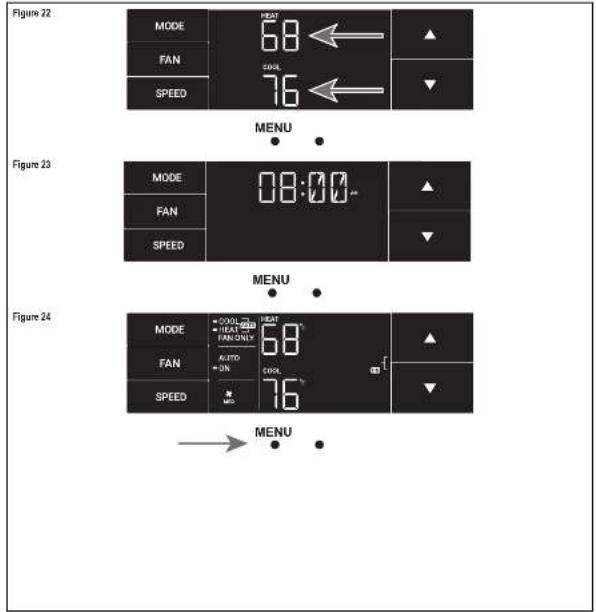 Friedrich WCT12A10A - The TM Menu continued - 1
