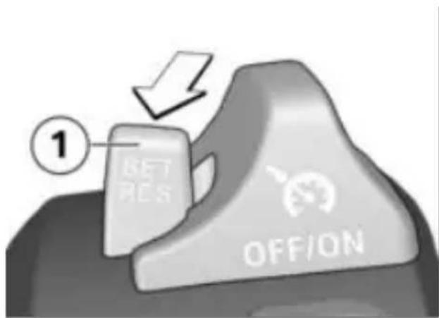 BMW F 850 GS (2020) - Extinction du régulateur de vitesse - 1