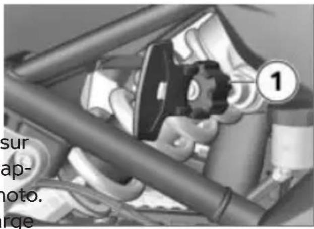 BMW F 850 GS (2020) - Réglage de la précontrainte du ressort de la roue arri - 1
