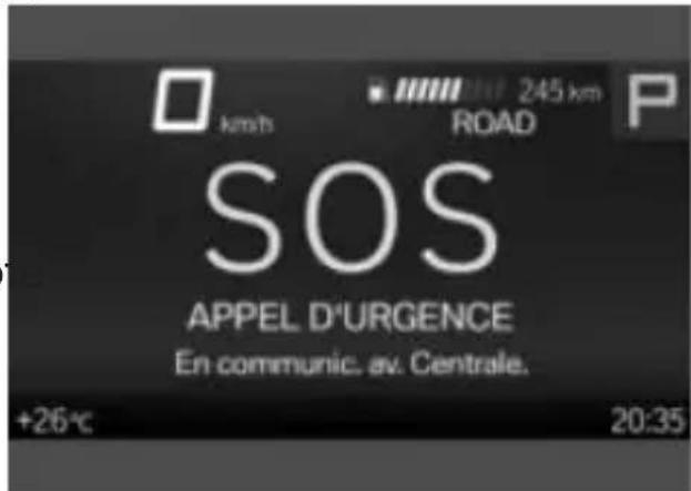 BMW F 850 GS (2020) - Appel d'urgence manuel Condition préalable - 1