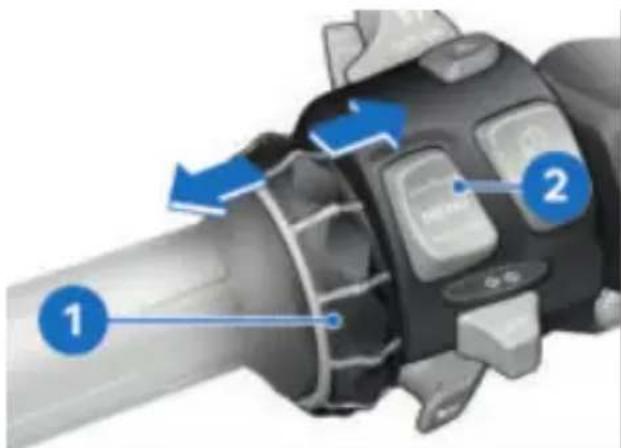 BMW S 1000 R (2021) - Commande de la lecture audio - 1