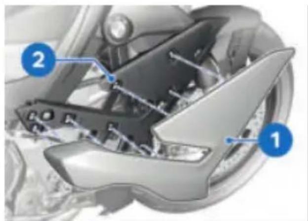 BMW S 1000 R (2021) - Dépose du flanc de carénage - 4