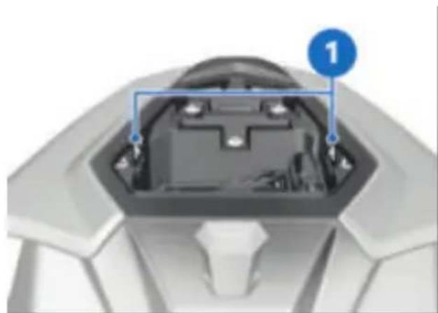 BMW S 1000 R (2021) - Poser la coque de selle passager - 4