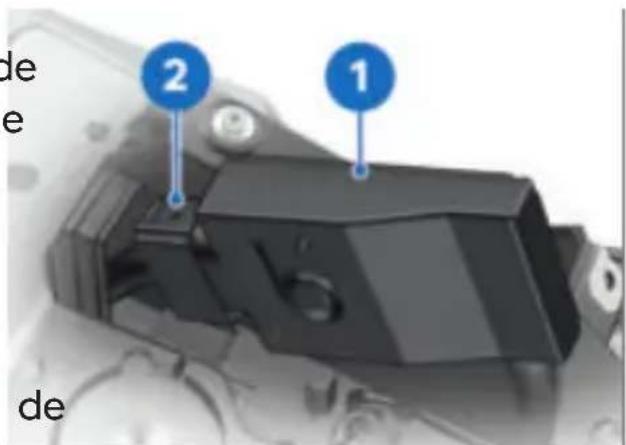 BMW S 1000 R (2021) - Déposer le boîtier électronique d'appel d'urgence intelligent - 1