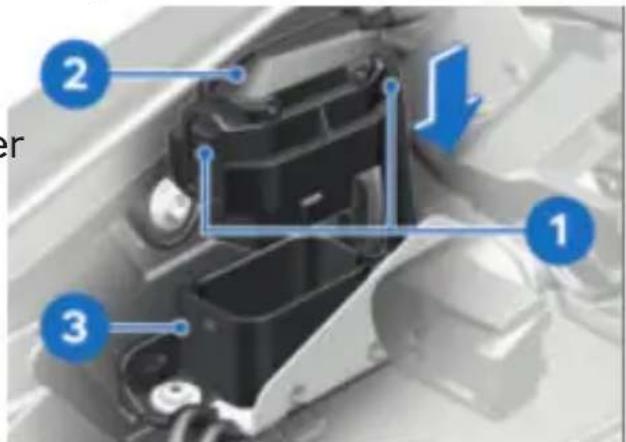 BMW S 1000 R (2021) - Fixation de la prise de diagnostic - 1