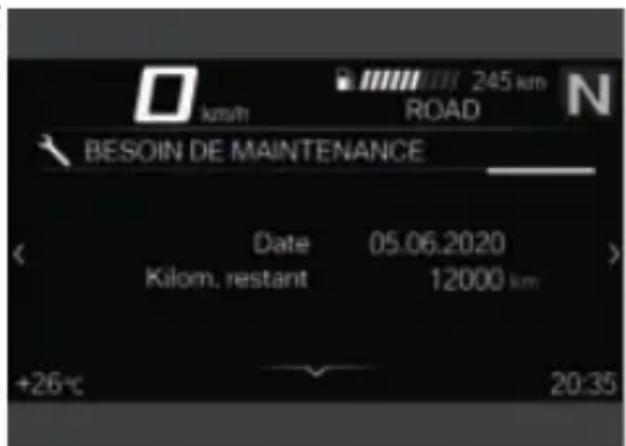 BMW S 1000 R (2021) - Échéance de service - 1