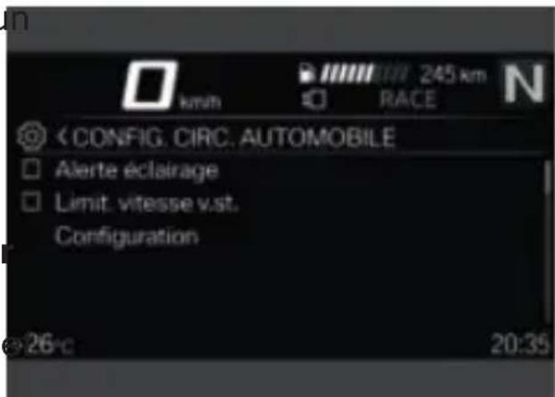 BMW S 1000 R (2021) - Activer la configuration pour circuit de course - 1