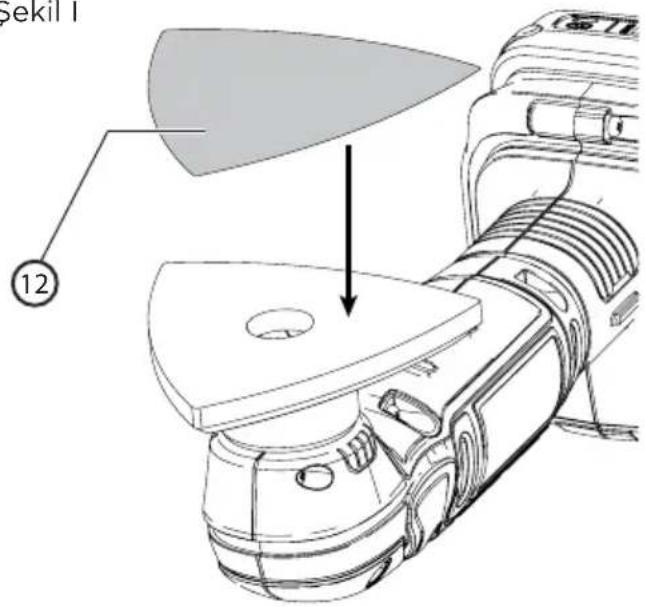BLACK & DECKER BCW201 - Zimpara kağidinin takilması (Şekil 1) - 2