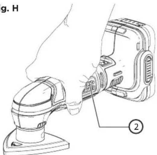 BLACK & DECKER BCW201 - Proper hand position (Fig. H) - 3