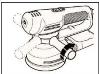 BLACK & DECKER KA220E - ADJUSTING THE SIDE HANDLE - 1