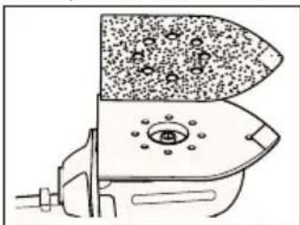 BLACK & DECKER KA220E - HIOMAPAPERIN KIINNITTÄMINEN (KÄRKIHOMA-ALUSTA) - 1