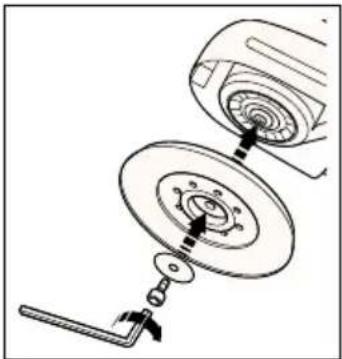 BLACK & DECKER KA220E - FITTING THE ROUND BASE - 1