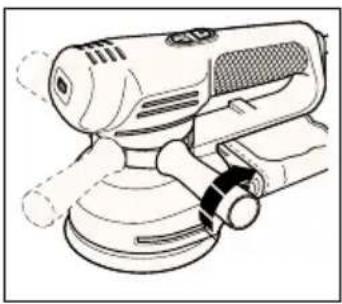 BLACK & DECKER KA220E - JUSTERING AF SIDEHÅNDTAGET - 1
