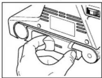 BLACK & DECKER KA83E - REEMPLACEMENT DE LA BANDE DE PONÇAGE - 1