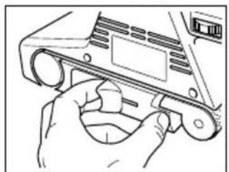 BLACK & DECKER KA83E - CHANGING THE SANDING BELT - 1