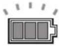 MAKITA DVC863LZ - Indikation af den resterende batteriladning - 1
