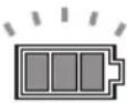 MAKITA DVC863LZ - Indicação da capacidade restante da bateria - 1