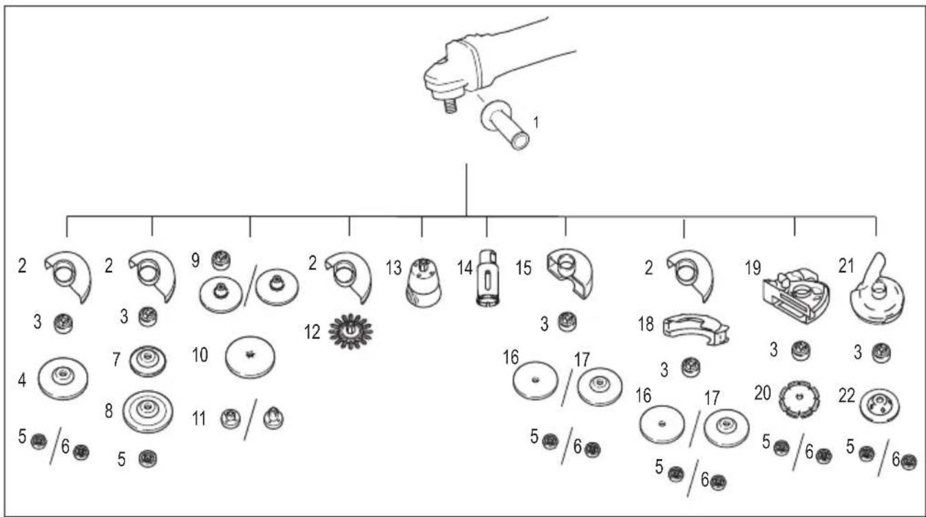 MAKITA GA005GZ - Optional accessory - 1